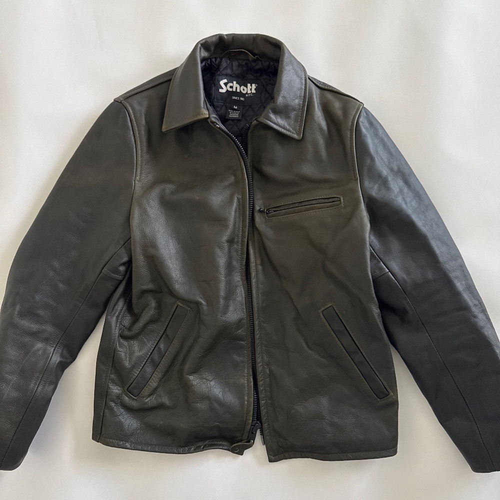Schott NYC Waxy Pullup Cow Jacket [Like new]